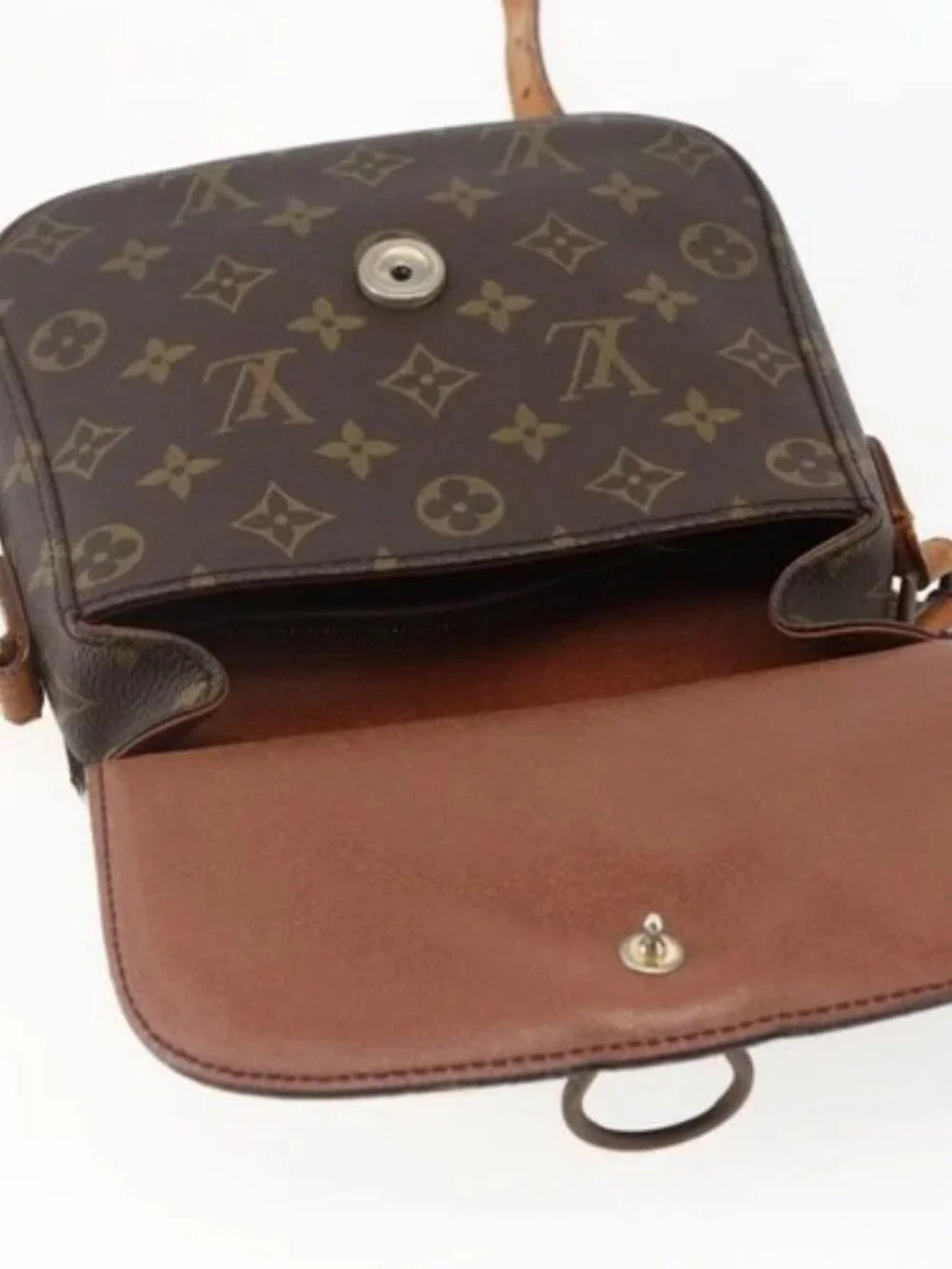 LOUIS VUITTON Monogram Saint Cloud MM Shoulder Bag M51243 LV Auth 169871 - Picture 13 of 16